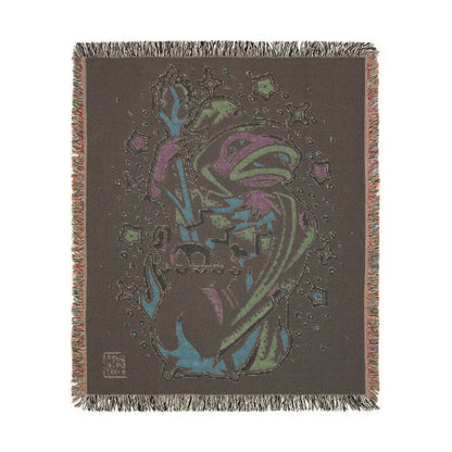 FROG WARLOCK WOVEN TAPESTRY BLANKET